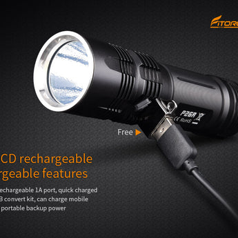 Fitorch P26R - Power Bank Function - Port Adapter Included