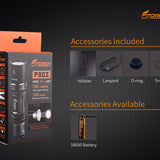 Fitorch P30Z - Accessories List