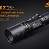Fitorch P30Z - 750-Lumen Focusable Flashlight Overview