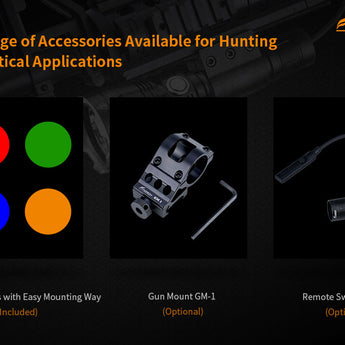 Fitorch P35R - Optional and Included Tactical Accessories