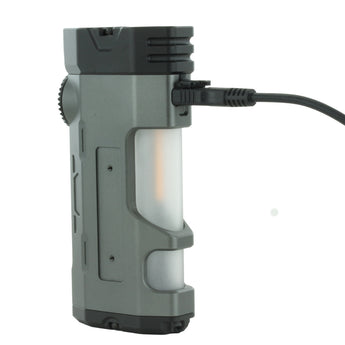 Fitorch PX18 LED flashlight black version with USB-C recharging cable