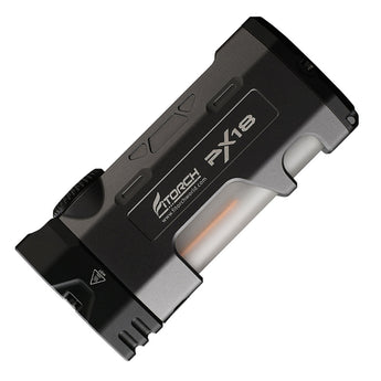 Fitorch PX18 All-Purpose Flashlight - Spot, Flood, and Sidelight - 3500 Lumens - USB-C Rechargeable 5000mAh Li-ion Battery - Multiple Editions