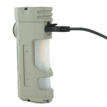 Fitorch PX18 LED flashlight marble gray version with USB-C recharging cable