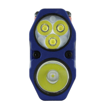 Fitorch PX18 LED flashlight orange version LED view - dual light source