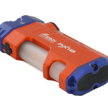 Fitorch PX18 LED flashlight orange version magnetic tailcap view