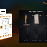 Fitorch PX18 All-Purpose Flashlight - Spot, Flood, and Sidelight - 3500 Lumens - USB-C Rechargeable 5000mAh Li-ion Battery - Multiple Editions