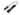 Black flashlight with attached pressure switch on a white background