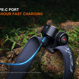 Fenix HM55R USB-C Rechargeable LED Headlamp - 1200 Lumens - Includes 1 x 18350 - Multiple Color Options