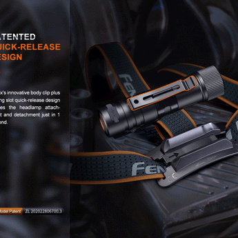 Fenix HM71R USB-C Rechargeable LED Headlamp - 1 x Luminus SFT70 and 1 x Luminus SST20 - 2700 Lumens - Includes 1 x 21700