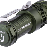 JETBeam RRT0 Pro LED Flashlight - 1680 Lumens - Uses 1 x 16340 - Green/Gray