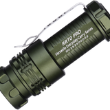 JETBeam RRT0 Pro LED Flashlight - 1680 Lumens - Uses 1 x 16340 - Green/Gray