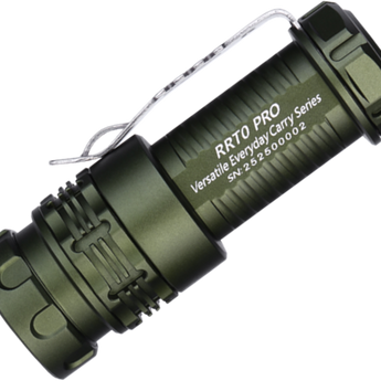 JETBeam RRT0 Pro LED Flashlight - 1680 Lumens - Uses 1 x 16340 - Green/Gray