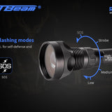 Jetbeam RRT-M1X White Laser Searchlight - 480 Lumens - Includes 1 x 5100mAh 21700