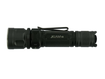 JETBeam Jet III M LED Flashlight - Cree XML LED - 450 Lumens - OP Reflector - Uses 2 x CR123A, 2 x RCR123A, or 1 x 18650 Battery