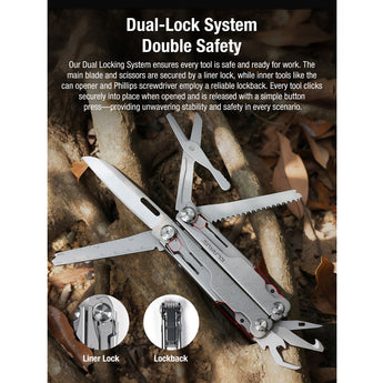 dual lock and lockback safety system