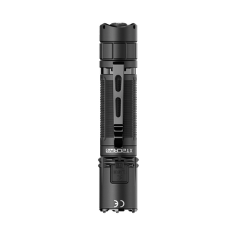 Klarus XT2CR Pro 2025 Next-Gen Tactical Flashlight - USB-C Rechargeable - 2,300 Max Lumens - Includes 1 x 18650 - Matte Black