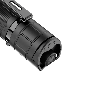 Klarus XT2CR Pro 2025 Next-Gen Tactical Flashlight - USB-C Rechargeable - 2,300 Max Lumens - Includes 1 x 18650 - Matte Black