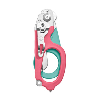 Leatherman Raptor Response Shears - South Beach - Closed, Pocket Clip Showing