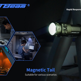 JETBeam RRT0 Pro LED Flashlight - 1680 Lumens - Uses 1 x 16340 - Green/Gray