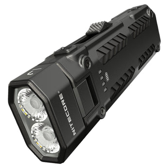 EDC09 aimed bottom left showing a close up of the LED