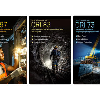 Overview of 3 color temperatures