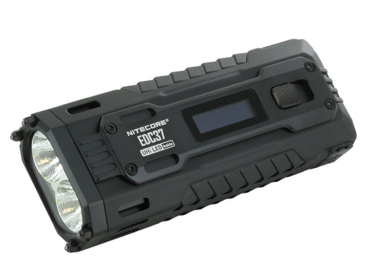 Nitecore EDC37 USB-C Rechargeable LED Flashlight - 8000 Lumens - 2 x NiteLab UHi - Uses Built-in Li-ion Battery Pack