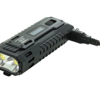 Nitecore EDC37 USB-C Rechargeable LED Flashlight - 8000 Lumens - 2 x NiteLab UHi - Uses Built-in Li-ion Battery Pack