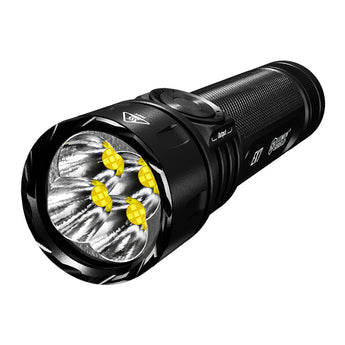Nitecore EX7 USB-C Rechargeable LED Flashlight - 6000 Lumens - 5 x NiteLab M515S LEDs - Uses 1 x 21700