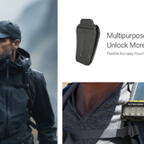 Nitecore HA27 UHE - Included Multipurpose Hat and Strap Clip Slide