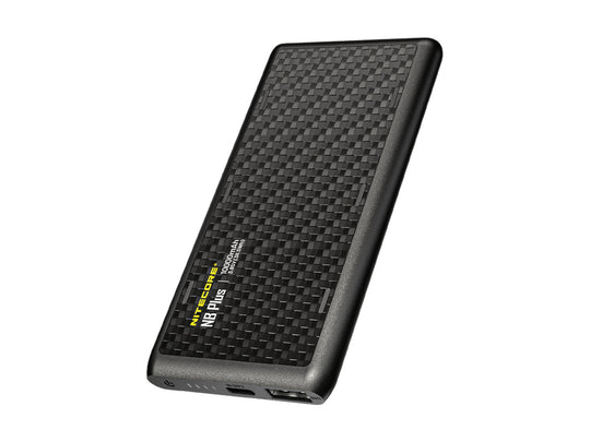 Nitecore NB Plus 10000mAh Carbon Fiber USB-C / USB-A Power Bank Charger