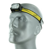 Nitecore NU25 Headlamp on Mannequin, Diagonal Angle