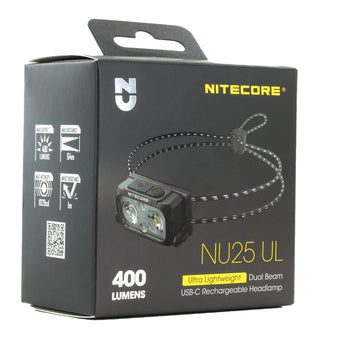 Nitecore NU25 Headlamp, Lightweight Version, Package