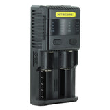 Nitecore Superb Charger SC2 2-Channel Selectable Current Smart Battery Charger for Li-ion, Ni-Cd, NiMH Batteries, and USB Devices