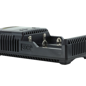 Nitecore Superb Charger SC2 2-Channel Selectable Current Smart Battery Charger for Li-ion, Ni-Cd, NiMH Batteries, and USB Devices
