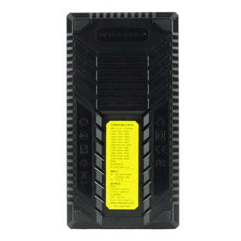 Nitecore Superb Charger SC2 2-Channel Selectable Current Smart Battery Charger for Li-ion, Ni-Cd, NiMH Batteries, and USB Devices