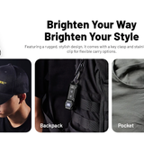 Nitecore TUP 2 USB-C Rechargeable LED Keychain Flashlight - 1200 Lumens - NiteLab MCT UHE - Uses Built-in 1300mAh Li-ion Battery Pack - Multiple Color Options