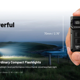Nitecore TUP 2 USB-C Rechargeable LED Keychain Flashlight - 1200 Lumens - NiteLab MCT UHE - Uses Built-in 1300mAh Li-ion Battery Pack - Multiple Color Options
