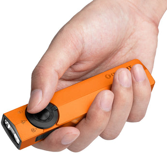 Olight ArkPro Rechargeable LED Flashlight - 1500 Lumens - Cool White - Uses Built-in 2000mAh Li-ion Battery Pack - Multiple Color Options