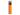 Orange Olight ArkPro Rechargeable LED Flashlight - Front Vertical Angled View
