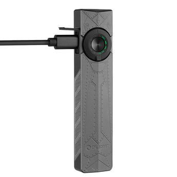 Olight ArkPro Rechargeable LED Flashlight - 1500 Lumens - Cool White - Uses Built-in 2000mAh Li-ion Battery Pack - Multiple Color Options