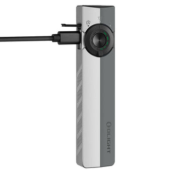 Olight ArkPro Rechargeable LED Flashlight - 1500 Lumens - Cool White - Uses Built-in 2000mAh Li-ion Battery Pack - Multiple Color Options