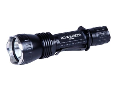 Olight M21-X Warrior Tactical LED Flashlight with 600 Lumen Cree XM-L LED - 2 x CR123A or 1x18650