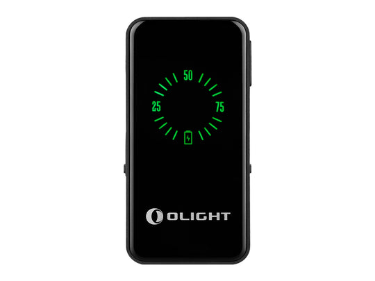 Olight Oclip 2 Charging Dock - side display activated