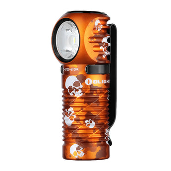 Olight Perun 3 Mini Rechargeable LED Headlamp - 1250 Lumens - Cool White or Neutral White - Includes 1 x 21700 - Optional Charging Case - Black or Orange