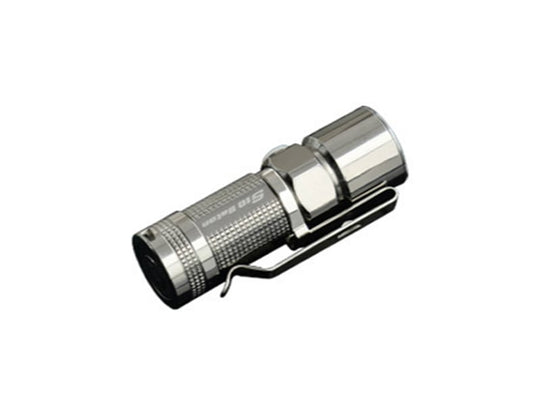 Olight S10 Ti Baton Polished LED Flashlight 320 Lumens Cree XM-L LED Uses 1 x CR123