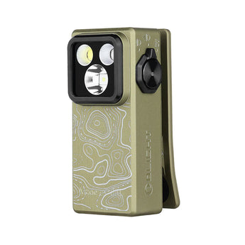 Olight Oclip Ultra LED Cliplight - 530 Lumens - Uses Built-in 580mAh Li-ion Battery Pack - Olive Green or Navy Blue