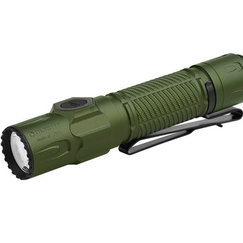 Olight Warrior Ultra Rechargeable LED Tactical Flashlight - 2500 Lumens - Includes 1 x 21700 - Stealth Grey, Navy Blue, or Olive Green