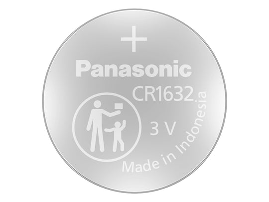 Panasonic CR1632 140mAh 3V Lithium Coin Cell Battery