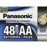 Panasonic Platinum Power AA Batteries - 48 Count Box - Front
