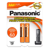 Panasonic DECT Rechargeable NiMH AAA Batteries - 2 Pack